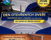 Den otevřených dveří v tenisové hale